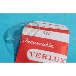 Verre plexyglass VERLUX 326 de montre vintage glace bombé incassable NML normalisé