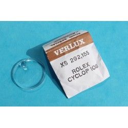 Rolex Plexi Crystal cyclop 25-108 fits on 6122-6127, 6294, 6494, 6515, 6518, 6694, 7914, 7919, 7929, 9294, oysterdate, precision