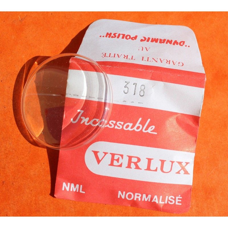 Verre plexyglass VERLUX 326 de montre vintage glace bombé incassable NML normalisé
