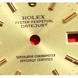 Original Rolex Ladies Oyster Perpetual Date watch Gold color Dial cal 20xx, 21xx Ø20mm