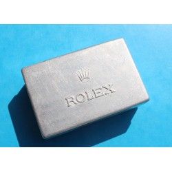 Rolex Vintage 50's Aluminum Watch Parts Tin Box tools Display Container hands, dials, insert, bezel, watchmaker horology spares