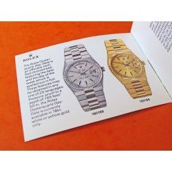 Vintage Rolex 70's Instruction Booklet Oysterquartz