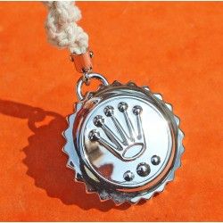 ♛ Collectible Rolex Triplock Submariner crown stainless steel key ring, keychain, holder baselworld 2011, collectables goodies ♛