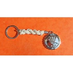 ♛ Collectible Rolex Triplock Submariner crown stainless steel key ring, keychain, holder baselworld 2011, collectables goodies ♛