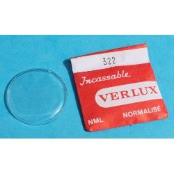 Crystal plexyglass watch VERLUX 316 domed incassable NML normalisé