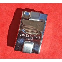 BOUCLE ACIER MONTRES BREITLING 1884 FINITION BROSSE FERMOIR 20mm BRACELET