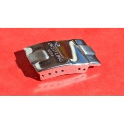 GENUINE BREITLING BRUSHED TOP COVER FOLDING DEPLOYANT CLASP BUCKLE BRACELET S/S 20mm SSTEEL