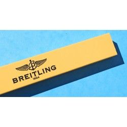 BREITLING YELLOW STORAGE BOX WATCH DOCUMENTS - PAPERS -GUARANTEE