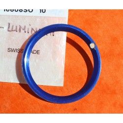 RARE INSERT LUNETTE BLEU MONTRE ROLEX SUBMARINER 16613, 16618, 16803, 16808 PERLE LUMINOVA