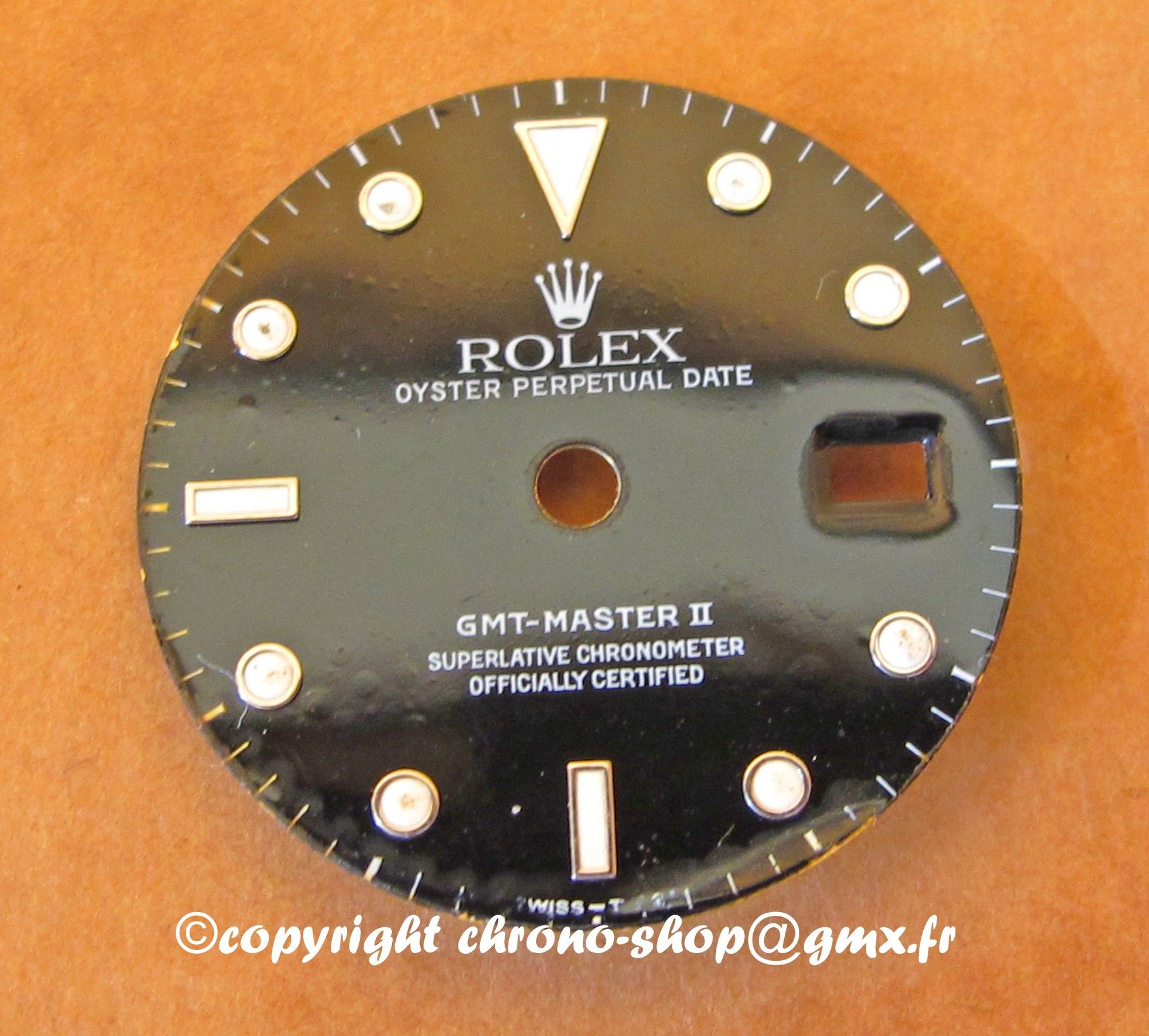 ROLEX VINTAGE TRITIUM WATCH DIAL GMT 