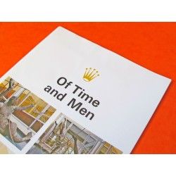 Rare Vintage Rolex book "Of Time & Man" 1985 brochure