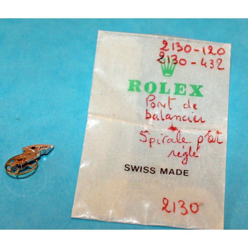 Rolex 2135 factory spare for repair / service balance bridge Cal 2135 ref 2130-120 with spring har, ladies watches