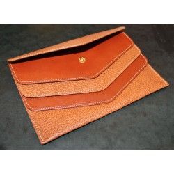 GENUINE LUXURY ROLEX TOBACCO COLOR LEATHER CARD HOLDER TRAVEL