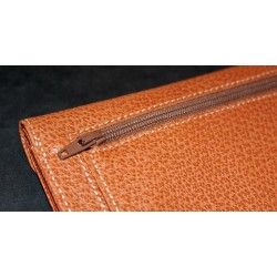 GENUINE LUXURY ROLEX TOBACCO COLOR LEATHER CARD HOLDER TRAVEL