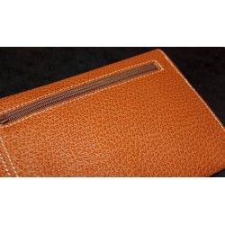 GENUINE LUXURY ROLEX TOBACCO COLOR LEATHER CARD HOLDER TRAVEL