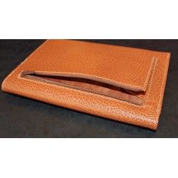 GENUINE LUXURY ROLEX TOBACCO COLOR LEATHER CARD HOLDER TRAVEL