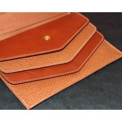 GENUINE LUXURY ROLEX TOBACCO COLOR LEATHER CARD HOLDER TRAVEL