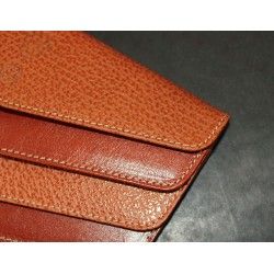 GENUINE LUXURY ROLEX TOBACCO COLOR LEATHER CARD HOLDER TRAVEL