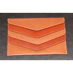 AUTHENTIQUE PORTE CARTES CUIR COULEUR TABAC ROLEX ACCESSOIRES DE LUXE