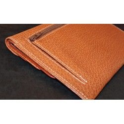 GENUINE LUXURY ROLEX TOBACCO COLOR LEATHER CARD HOLDER TRAVEL