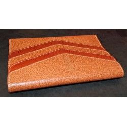 GENUINE LUXURY ROLEX TOBACCO COLOR LEATHER CARD HOLDER TRAVEL