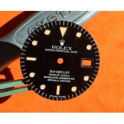 ♛ GENUINE ROLEX 16660, BLACK GLOSSY TRITIUM DIAL WATCH SEA-DWELLER  3035, 3135 MOVEMENT ♛ 