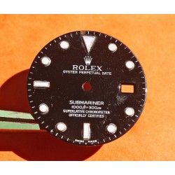 Rolex 2000's luminova Glossy dial Submariner date 16800, 168000, 16610 Black Index cal 3035, 3135
