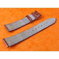 BRACELET CUIR CROCODILE TABAC ROLEX 18MM