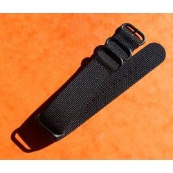 ROLEX JAMES BOND BLACK Nylon NATO WATCH BAND Strap Military G-10 SUBMARINER 5512, 5513, 1665, 16660, 14060, 16800, 168000