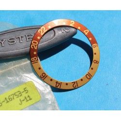 Old Rolex faded Original GMT Master Bronze Bezel Watch Insert 1675, 16753, 1675/3, 1675/8, 16758