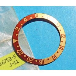 Old Rolex faded Original GMT Master Bronze Bezel Watch Insert 1675, 16753, 1675/3, 1675/8, 16758