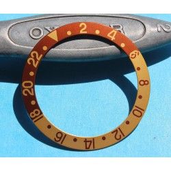 Old Rolex faded Original GMT Master Bronze Bezel Watch Insert 1675, 16753, 1675/3, 1675/8, 16758