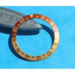 Old Rolex faded Original GMT Master Bronze Bezel Watch Insert 1675, 16753, 1675/3, 1675/8, 16758