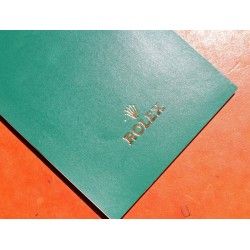 ROLEX Pristine Rare & collectible Bridge Scoring Card & Pen Green Set Leather Cased