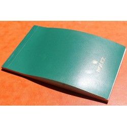 ROLEX Pristine Rare & collectible Bridge Scoring Card & Pen Green Set Leather Cased