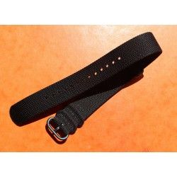 JAMES BOND BLACK Nylon NATO WATCH BAND Strap Military G-10 BREITLING, IWC, ZENITH, PATEK, TAG HEUER, OMEGA