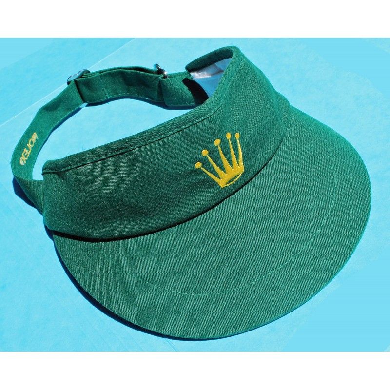 ★★ RARE CASQUETTE VISIÈRE ROLEX VERTE AUTHENTIQUE & NEUVE ★★