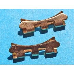 Rolex 2x extremités embouts endlinks fixations bracelet jubilée acier 62510H ref 574 /574B en 19mm