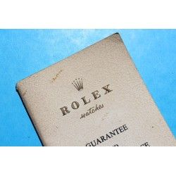ROLEX GARANTIE VIERGE 1972 PAPIER CERTIFICAT MONTRES, SUBMARINER 1680 ROUGE, 1665, SEA-DWELLER DRSD, 5512, 5513, 1016, 1019