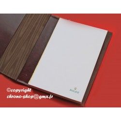 ROLEX LEATHER NOTEPAD