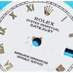 ROLEX CADRAN MONTRES LADY, DAMES OYSTER PERPETUAL DATE BLANC ROMAINS Ø20mm 69173, 69163, 69178