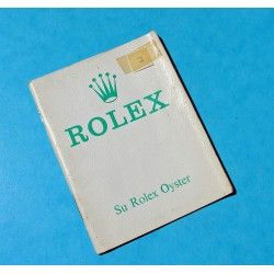 Collector livret, montres vintages Rolex Booklet "Su Rolex Oyster" 1980 Espagnol  5513, 1680, 1675, 6263, 16800