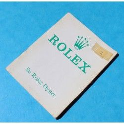 Collector livret, montres vintages Rolex Booklet "Su Rolex Oyster" 1980 Espagnol  5513, 1680, 1675, 6263, 16800