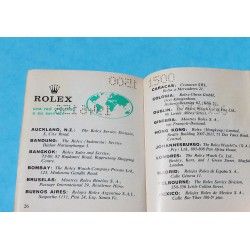 Collector livret, montres vintages Rolex Booklet "Su Rolex Oyster" 1980 Espagnol  5513, 1680, 1675, 6263, 16800