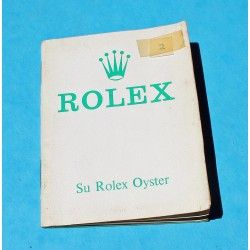 Collector livret, montres vintages Rolex Booklet "Su Rolex Oyster" 1980 Espagnol  5513, 1680, 1675, 6263, 16800