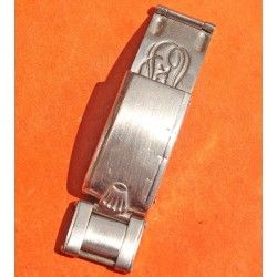 ♛♛ GREAT 50's VINTAGE ROLEX "BIG LOGO" FOLDED BUCKLE CLASP fits 7205 RIVETS Bracelets 19mm & Jubilee bands ♛♛