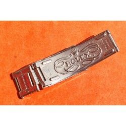 ♛♛ GREAT 50's VINTAGE ROLEX "BIG LOGO" FOLDED BUCKLE CLASP fits 7205 RIVETS Bracelets 19mm & Jubilee bands ♛♛