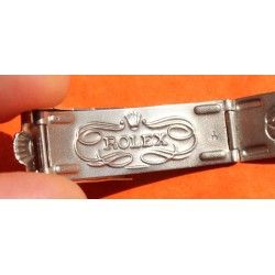 ♛♛ GREAT 50's VINTAGE ROLEX "BIG LOGO" FOLDED BUCKLE CLASP fits 7205 RIVETS Bracelets 19mm & Jubilee bands ♛♛