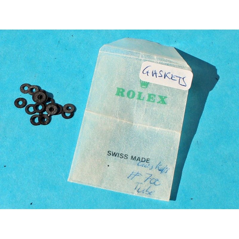 GENUINES NOS ROLEX BLACK GASKETS Ref V29-06030 X 10 PIECES 0.08