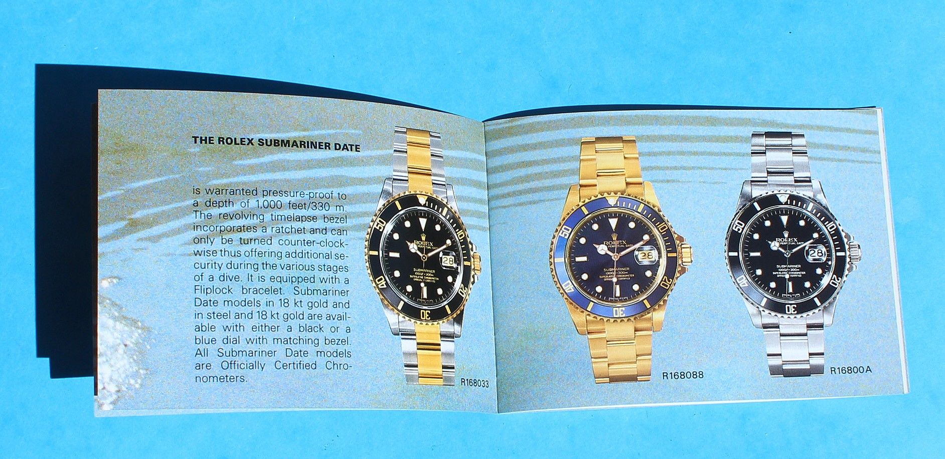 rolex submariner booklet